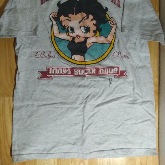 Vintage Buffed Betty Boop 100% Solid Boop T-Shirt - Picture 2 of 8